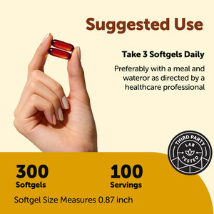 Micro Ingredients Pumpkin Seed Oil with Saw Palmetto Softgels